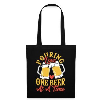 Brasseur Couple Couple - Sac en tissu - noir - Devant