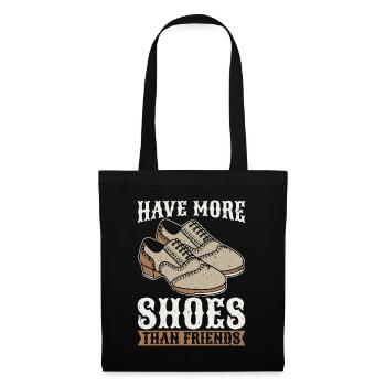 Tap Dance Avoir plus de chaussures Aime danser Tap Dancer - Sac en tissu - noir - Devant