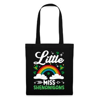Little Miss Shenanigans Lustiger St. Patricks Day für - Stoffbeutel - Schwarz - Vorne
