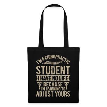 Chiropractic Student Funny Orthopedic Back - Tote Bag - black - Front