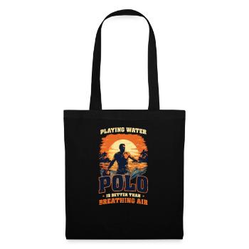 Le water-polo joue mieux que respire - Sac en tissu - noir - Devant
