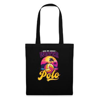 Water-polo Posez-moi des questions sur le water-polo - Sac en tissu - noir - Devant