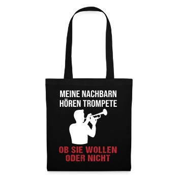 Trumpet Sounds – Neighbourhood Concert - Tote Bag - black - Front