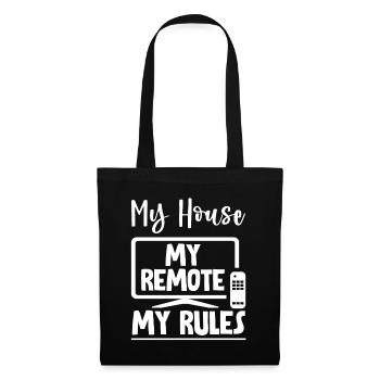 My House My Remote My Rules 2 - Tote Bag - black - Front