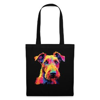 Watercolor Colorful Irish Terrier - Tote Bag - black - Front