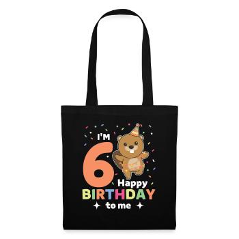 Castor pour les enfants de 6 ans - Sac en tissu - noir - Devant