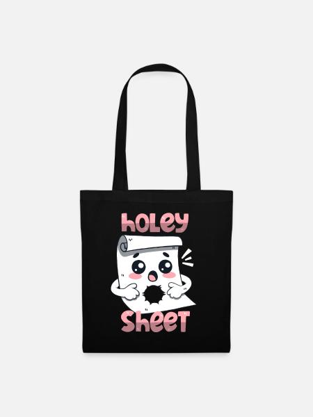 Holey Sheet - Stoffbeutel - Schwarz