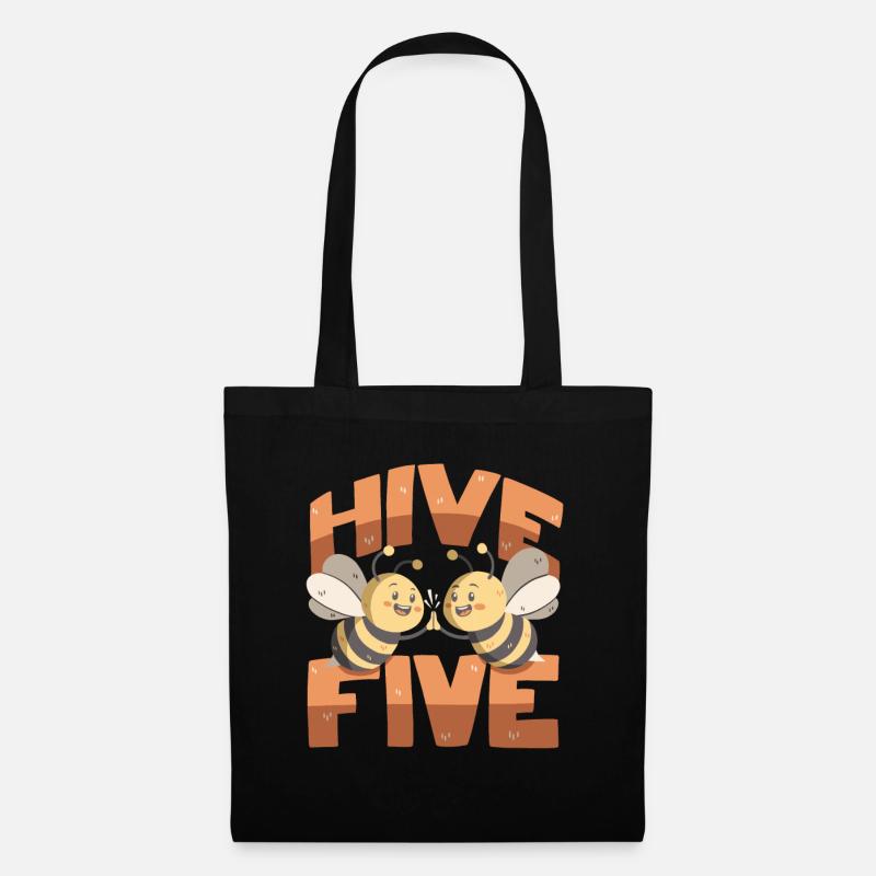 Hive Five - Stoffbeutel - Schwarz
