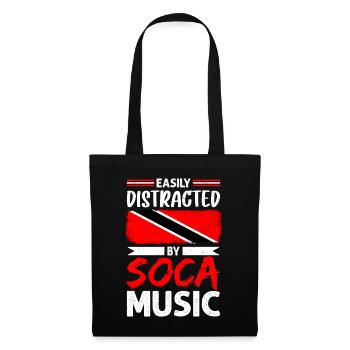 Soca Tanz Trinidad Tobago - Stoffbeutel - Schwarz - Vorne