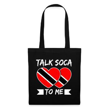 Soca Tanz Trinidad Tobago - Stoffbeutel - Schwarz - Vorne
