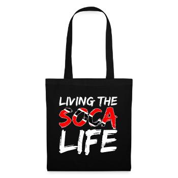 Soca Tanz Trinidad Tobago - Stoffbeutel - Schwarz - Vorne