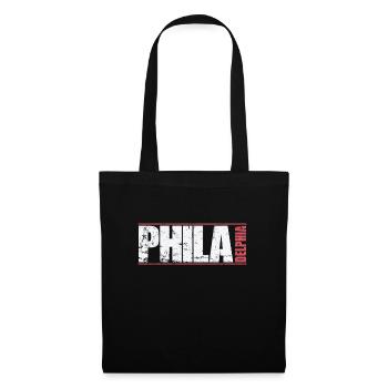 Philadelphie, une ville de Pennsylvanie - Sac en tissu - noir - Devant