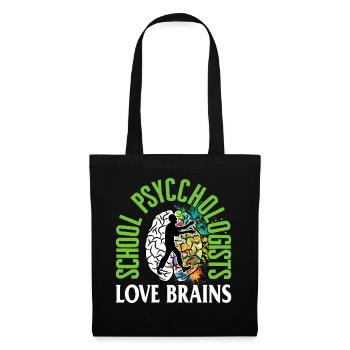 Chemise de professeur d’Halloween, l’amour du psychologue de l’école - Sac en tissu - noir - Devant