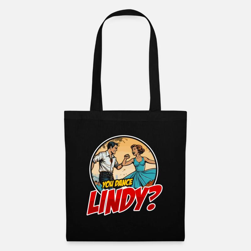 Swing Dance You Dance Lindy Dancing Swing Dancer - Stoffbeutel - Schwarz