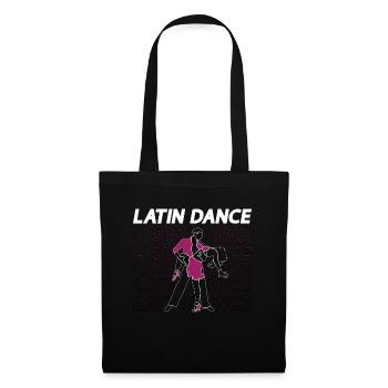 Danse Salsa Danse Latine Musique Mambo Danseuse Salsa - Sac en tissu - noir - Devant