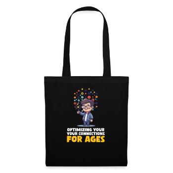 Network Engineering Optimizing Connections For Age - Tote Bag - black - Front