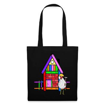 Constructeur de rénovation de poulailler Craftsman Chicken Coop - Sac en tissu - noir - Devant