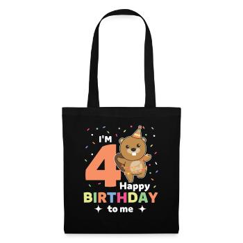 Castor pour les enfants de 4 ans - Sac en tissu - noir - Devant