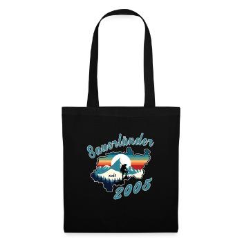 2005 anniversaire Sauerländer Original Retro Sunset - Sac en tissu - noir - Devant