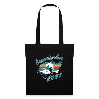2007 anniversaire Sauerländer Original Retro Sunset - Sac en tissu - noir - Devant