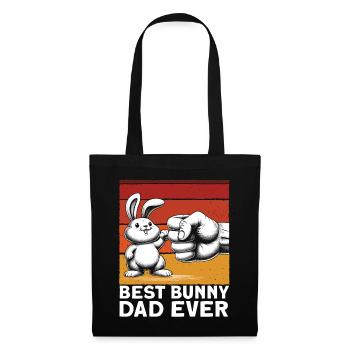 Best Bunny Dad Ever - Tote Bag - black - Front