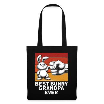 Best Bunny Grandpa Ever - Tote Bag - black - Front