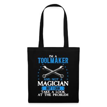 Tool Mechanic - Not a Magician, Just a Genius - Tote Bag - black - Front