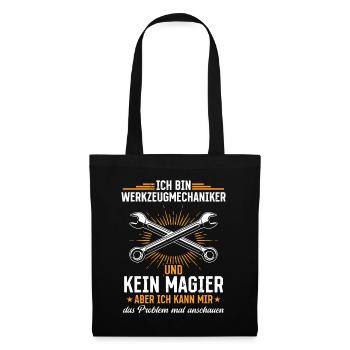 Tool Mechanic - Not a Magician, Just a Genius - Tote Bag - black - Front