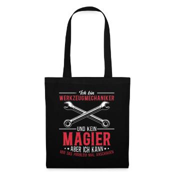 Tool Mechanic - Not a Magician, Just a Genius - Tote Bag - black - Front