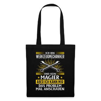 Tool Mechanic - Not a Magician, Just a Genius - Tote Bag - black - Front