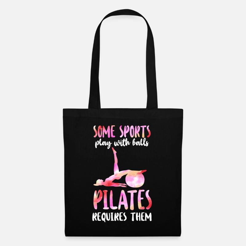 Pilates Instructor Teacher Some - Stoffbeutel - Schwarz