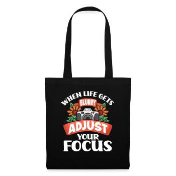 Photographer Photographer Blurred Focus - Tote Bag - black - Front