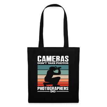 Photographe Passion Photographie - Sac en tissu - noir - Devant