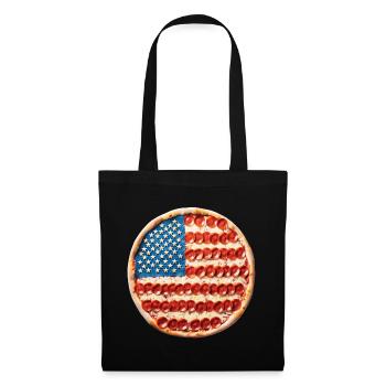 Hommage à la Journée des anciens combattants de Pizza Patriot - Sac en tissu - noir - Devant