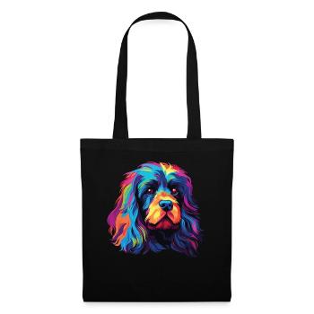 Watercolor Colorful Lion - Tote Bag - black - Front