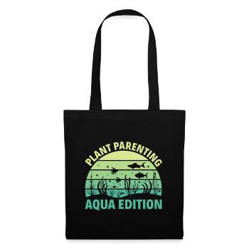 Plant Parenting Aqua Edition - Aqua Scape Aquarium - Stoffbeutel - Schwarz - Vorne
