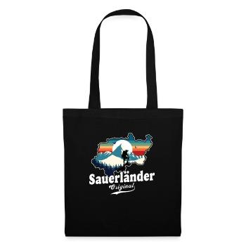 Sauerländer Original Retro Sunset - Sac en tissu - noir - Devant