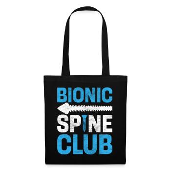 Bionic Spine Club Fusion Lombaire Spinal Drôle Dos - Sac en tissu - noir - Devant