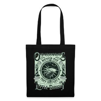 father grandfather father's day captain family funny - Tote Bag - black - Front
