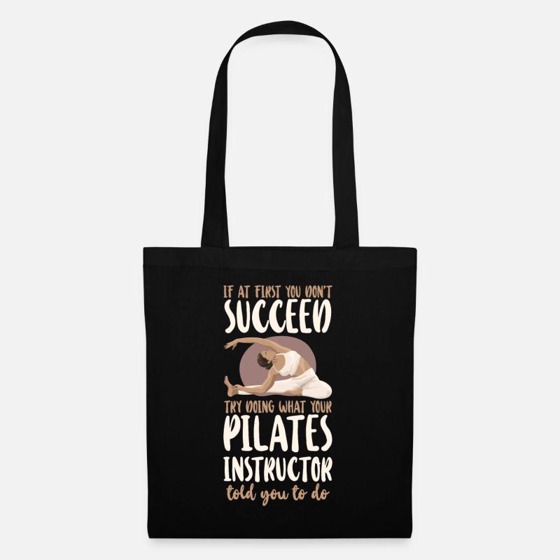 Pilates Instructor Teacher If At - Tote Bag - black