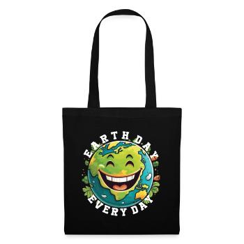 Jour de la Terre tous les jours - Sac en tissu - noir - Devant
