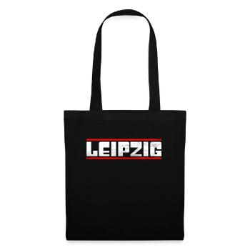 Leipzig - Stoffbeutel - Schwarz - Vorne