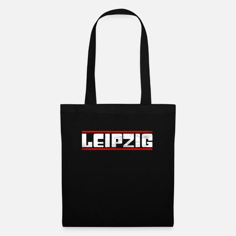 Leipzig - Stoffbeutel - Schwarz