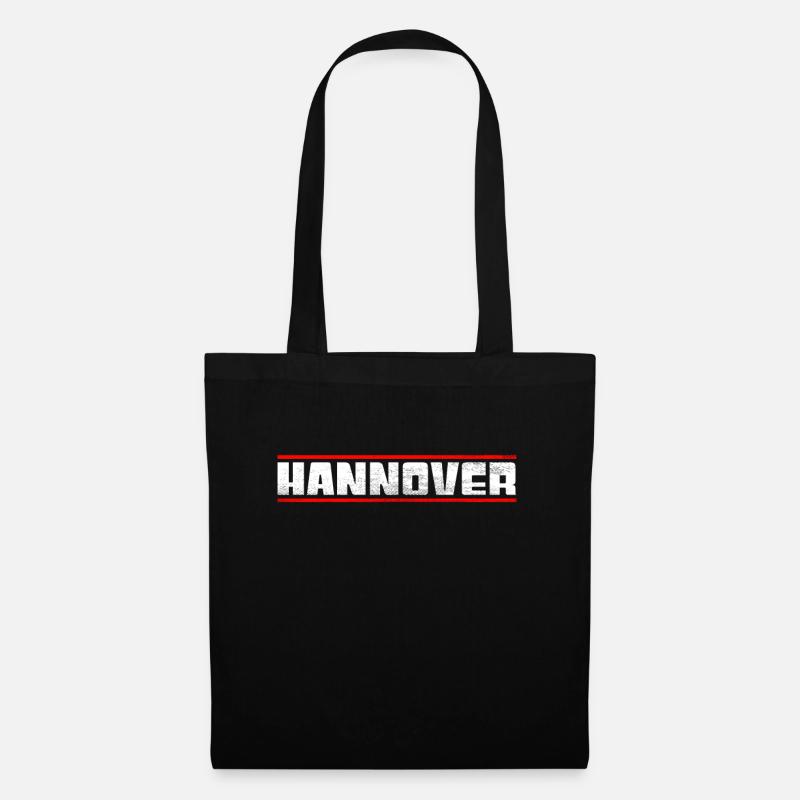 Hannover - Stoffbeutel - Schwarz