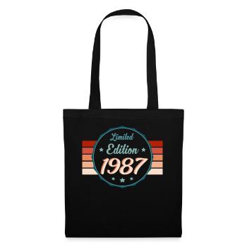 1987 Cult Retro – Vintage Champion Gift - Tote Bag - black - Front