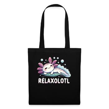 Relaxolotl Axolotl Lover Cute Animals Relax - Tote Bag - black - Front