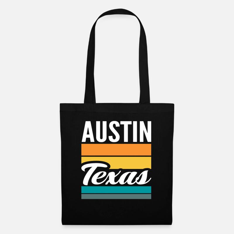 Austin Texas - Stoffbeutel - Schwarz
