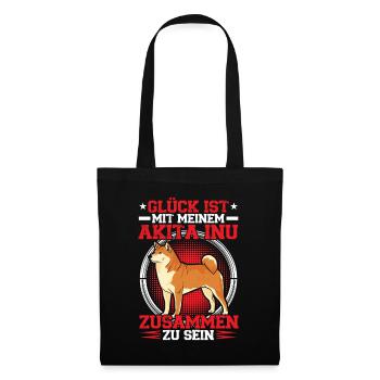 At my Akita Inu his Japanese Akita Inu - Tote Bag - black - Front