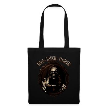 Live Love Lucifer Goth Festival Death Metal - Tote Bag - black - Front