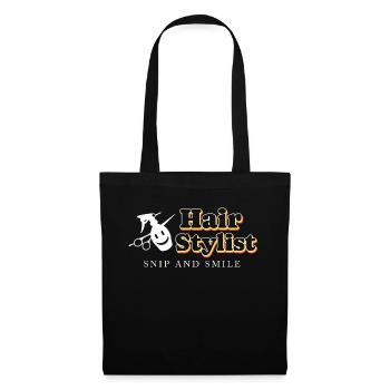 Coiffeur Coiffeur Coiffeur Coiffeur - Sac en tissu - noir - Devant